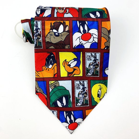 Other - Warner Bros Looney Tunes Characters Silk Neck Tie